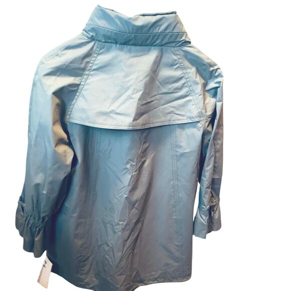Hemisphere New With Tags Sage ight weight jacket /Raincoat size Medium Retro - Picture 2 of 13